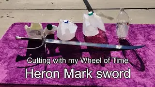 Cutting - Wheel of Time inspired Heron Mark sword