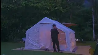 sunyi! tiada campers lain selain kami | IS outdoorsy 9 | sound of rain asmr | camping malaysia