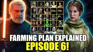 How Long To Get To Level 85 F2P In 2025 Farming Plan!! | SWGoH #EP.6