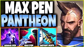 I Reached MAX PEN 35 | 55% with 3 items As Pantheon & OUTDAMAGED ALL 🔥 LoL Top Pantheon s12 Gameplay
