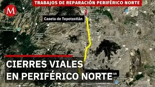 Habr&aacute; cierres en Perif&eacute;rico Norte por reparaciones viales