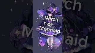 Witch or Mermaid Vtuber  🧙&zwj;♀️🧜&zwj;♀️ #artistsonyoutube #aesthetic #witch #mermaid #vtubermodel