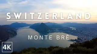 LUGANO Switzerland: Monte Br&egrave; STUNNING VIEWS! Switzerland 4K
