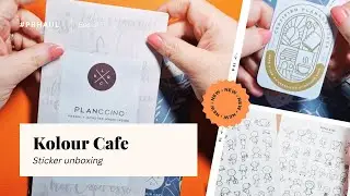 Planning Haul and unboxing | Kolour Cafe planner stickers