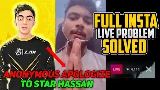 @StarANONYMOUS APOLOGIZE To Star Hassan | Star Anonymous Vs Star Hassan Problem Solved Full Story