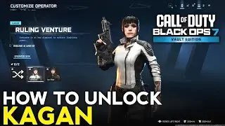 How to Unlock Kagan Operator BO7 Kagan | How to Get Kagan in BO7 | Black Ops 7 Kagan Operator Unlock