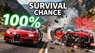 BeamNG.drive Survival Chance Test #23 (100% vs 0% Damage)