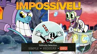 Esse deu MUITO TRABALHO! Cuphead Modo IMPOSS&Iacute;VEL - Geo Mode parte 8