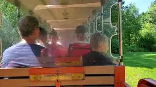 Riding the Tulsa OK Zoo Train