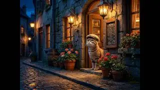 Relaxing Cat Animation for Kids | Milo&rsquo;s Cozy Village Adventure