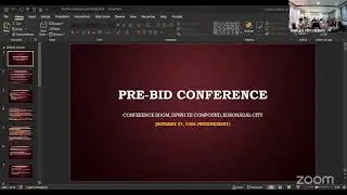 PRE-BID CONFERENCE FOR CIVIL WORKS PROJECTS (JANUARY 7, 2026)