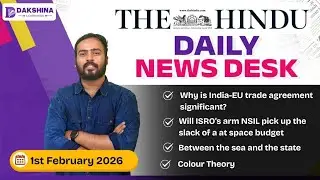 The Hindu News Analysis | 1st February 2026 | The Hindu News in Malayalam |UPSC|SSC| Daily News Desk