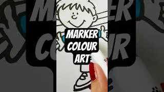 Marker Art | Marker Colours | Zen Colours #relaxingvideos #relaxart #artdiary #asmr #markercoloring