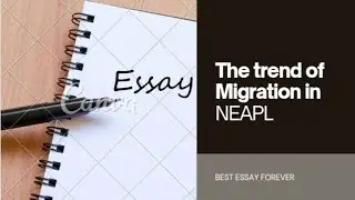 The Trend of Migration in Nepal || impact of migration essay in english|| Handwriting 🤣|
