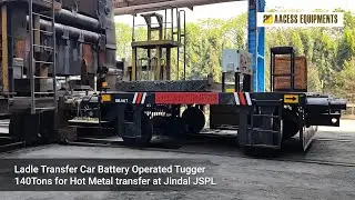 Ladle Transfer Car Battery operated Tugger | AACESS EQUIPMENT'S