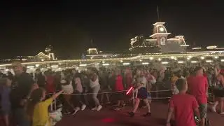 Look at all the people! | After Fireworks Crowds Magic Kingdom 2022