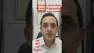 Four tests which above 40 years of age people must do every 2 years