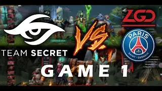 SECRET VS PSG.LGD GAME 1 HIGHLIGHTS EPIC FIGHT TI10 DOTA 2