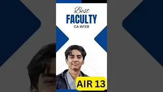 Best faculty for CA inter costing