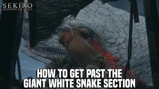 Sekiro Shadows Die Twice - How To Get Past The Giant Snake