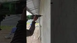 installation of dinabol canopy roof #bajaringan #lightsteel #builder #diy #counstruction #canopy