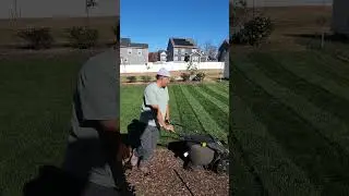 how to stripes your lawn? simple and relaxing | autumn 2023