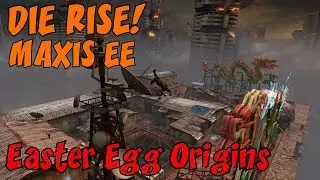 CoD Zombies EASTER EGG Origins on DIE RISE: MAXIS Side LIVE! ★ CoD Black Ops 2 Zombies