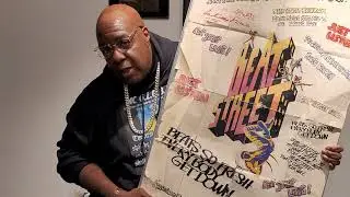 MC G.L.O.B.E. donation to the Universal Hip Hop Museum November 6th 2021