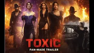 🔥 TOXIC Trailer | Dark Cinematic Action | Neo-Noir Teaser 🔥 | YASH