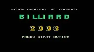 BILLIARD 2008 Bootleg Famicom Title Music