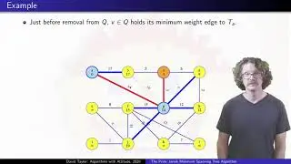 Prim's Minimum Spanning Tree Algorithm (Jarnik's Algorithm)