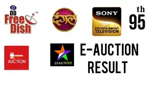 DD Free Dish E-Auction Result 2026 | New Channel List | Latest Update | dd free dish today update 