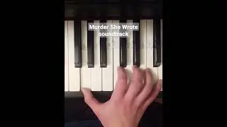 Murder She Wrote soundtrack - piano tutorial