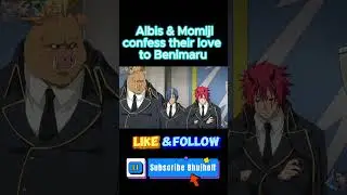 Albis & Momiji confess their love to Benimaru #anime #rimurutempest #rimururu #animemoments