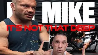Mike Israetel: It's Not That Deep.