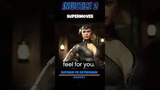 SUPERMOVES BATMAN VS CATWOMAN #injustice2  #gaming #batman #shorts