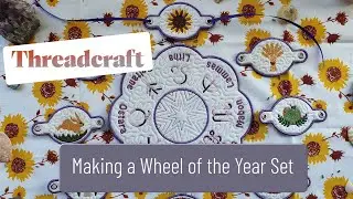 Threadcraft | Crafting Wheel of the Year Candle Wraps&hellip; 3rd Time&rsquo;s the Charm! 🔥✨