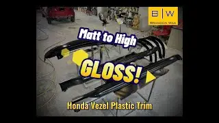Honda Vezel plastic trim Matt to High Gloss finish