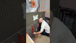 Installing Large Wall Tiles Like a Pro | Perfect Tile Work 🇺🇸