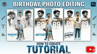 PHOTO EDITING NEW TRENDING BIRTHDAY POSTER PHOTO EDIRING PICSART #birthday #picsart #poster