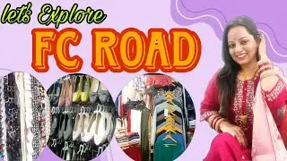 Visited FC Road Market For The First Time | PP01 #fcroad #shopping #vlog