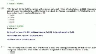 NISM 8 Equity Derivatives Question Answer with deep knowledge -  PART 16