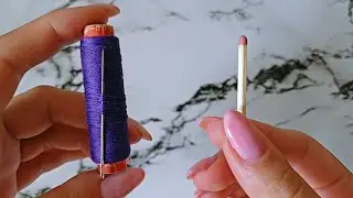 This 1-Second Needle Threading Trick Is a Lifesaver!  Easy For The Elderly