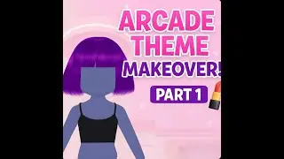 🌸 Roblox Royale High Makeover | Arcade Theme Challenge! (Part 1)
