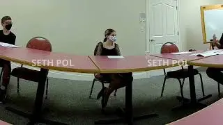 Blonde shoeplay black flats in meeting Part 1 (READ DESCRIPTIONS)