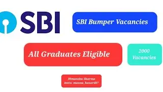 SBI Job Notification released 2023 | Probationary Officer Vacancy