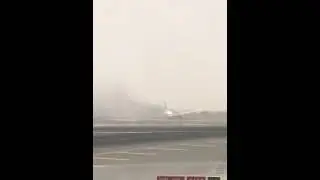В Дубае горит боинг 777 Emirates EK521