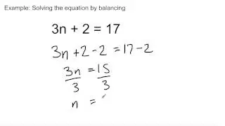 Grade 8 Math - Lesson 8.5: Solving Equations