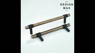 Tecton Black Antique Brass Pulls - Vintage Meets Modern Durability