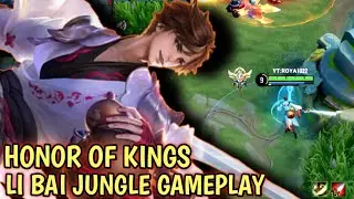 Honor Of Kings Li Bai Jungle Gameplay | Best Build Li Bai